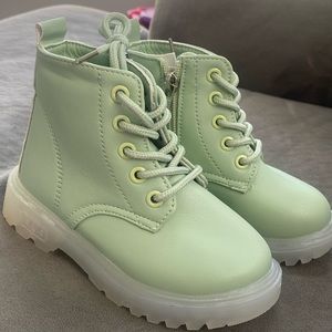 Sage Green Little Girl Boots